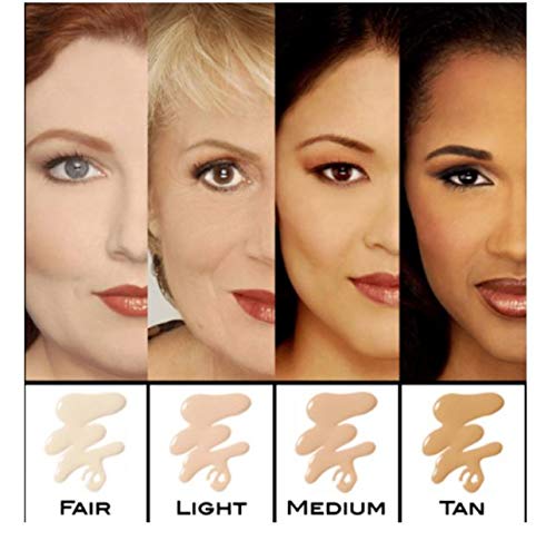 EVE PEARL HD Liquid Foundation Treatment Every Day Long Lasting Make Up Hydrates Aging Skin Fresh Natural Matte Cover Minerals Makeup (Fair)