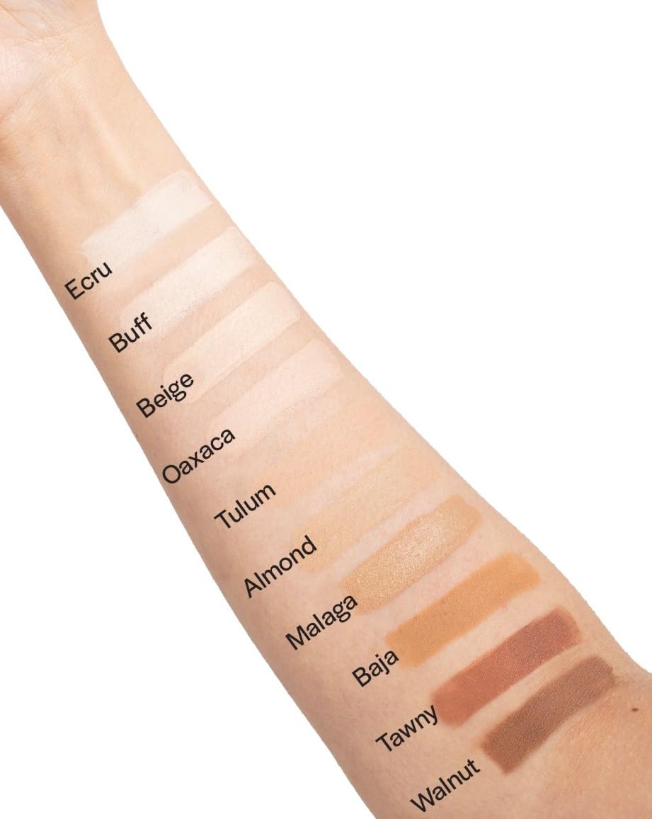 Completely Covered Creme Concealer (Tawny) By AU NATURALE COSMETICS | Weightless, Creaseless Perfection | Vegan, Gluten-Free | Ethically Crafted with Meadowfoam Seed Oil for Full-spectrum of Color