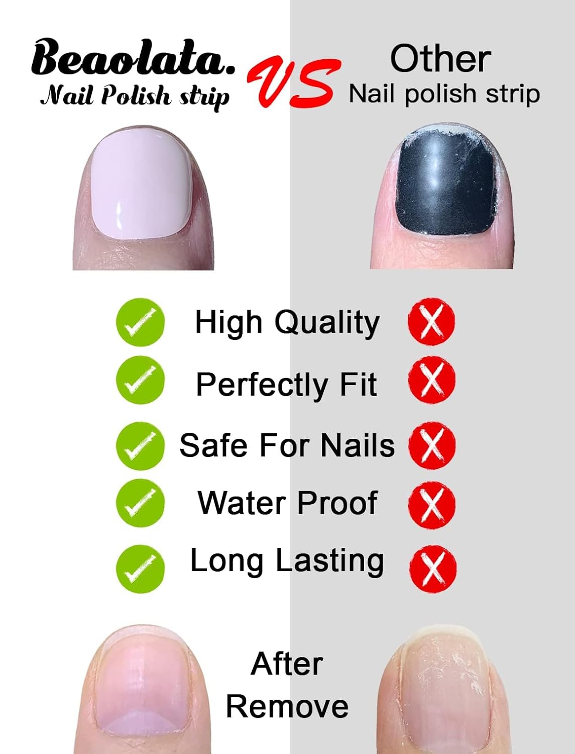 Nail Polish Strips, 32PCS Salon Quality Wraps, Long Lasting Gel Nail Stickers for Women Easy Apply& Remove (Bubble Light Pink)