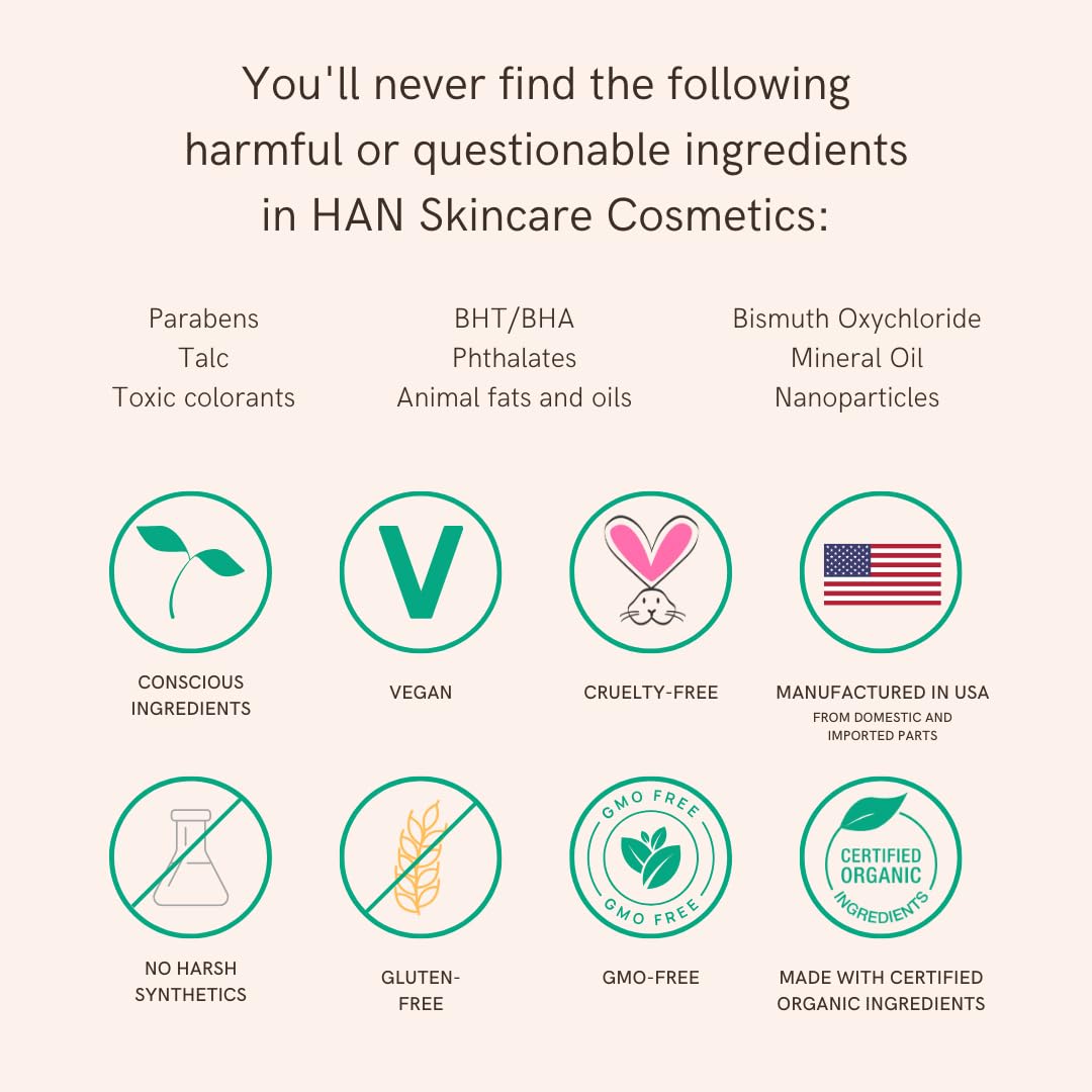HAN Skincare Cosmetics Serum CC with SPF 30 I Vegan I Cruelty-Free I Waterless (Shade 5)