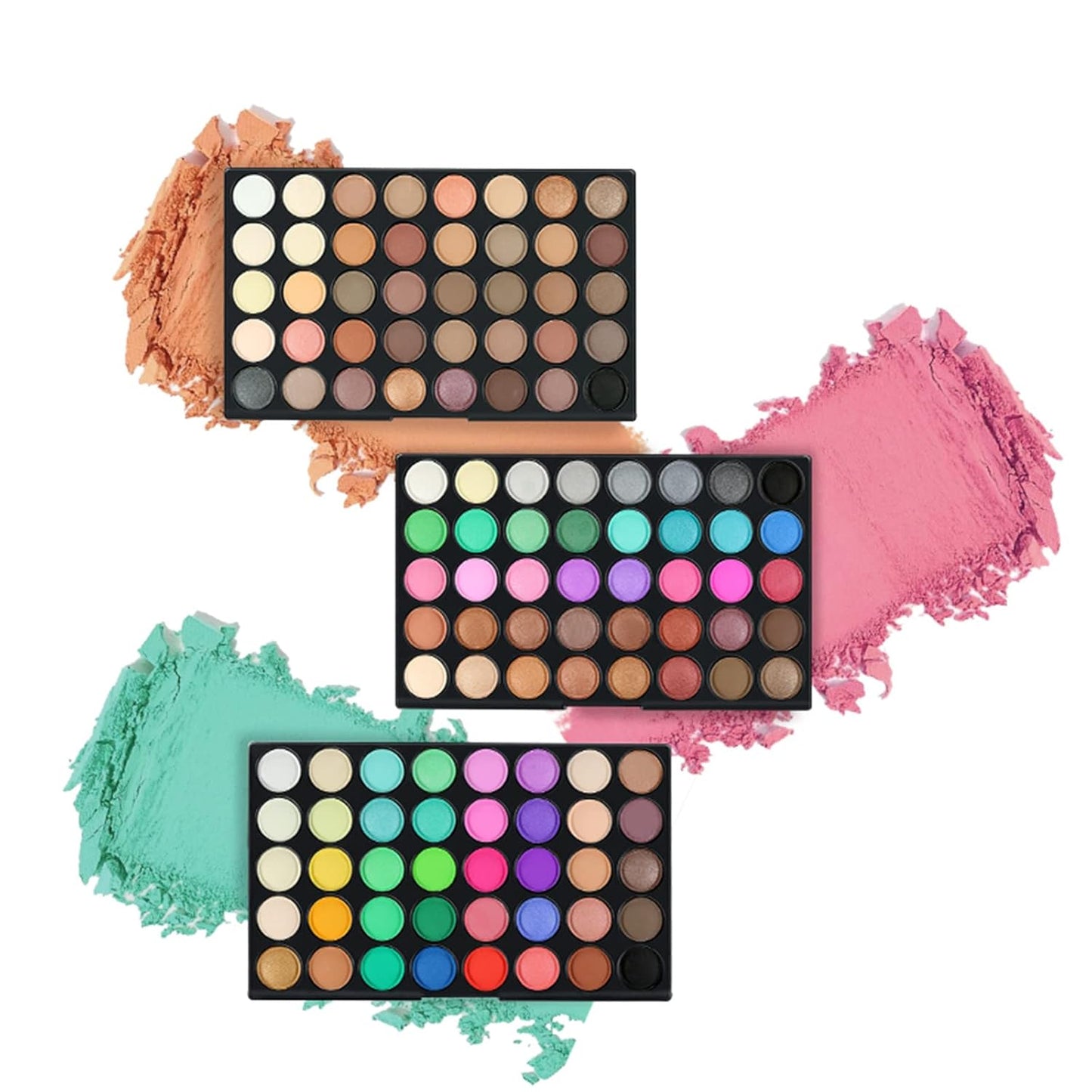 All in One Makeup Set Holiday Box, Essential Starter Bundle Include Eyeshadow Concealer Lipstick Lip Gloss Eyeliner Eyebrow Pencil Lip Balm Face Powder, Full Makeup Kit for Women Girls