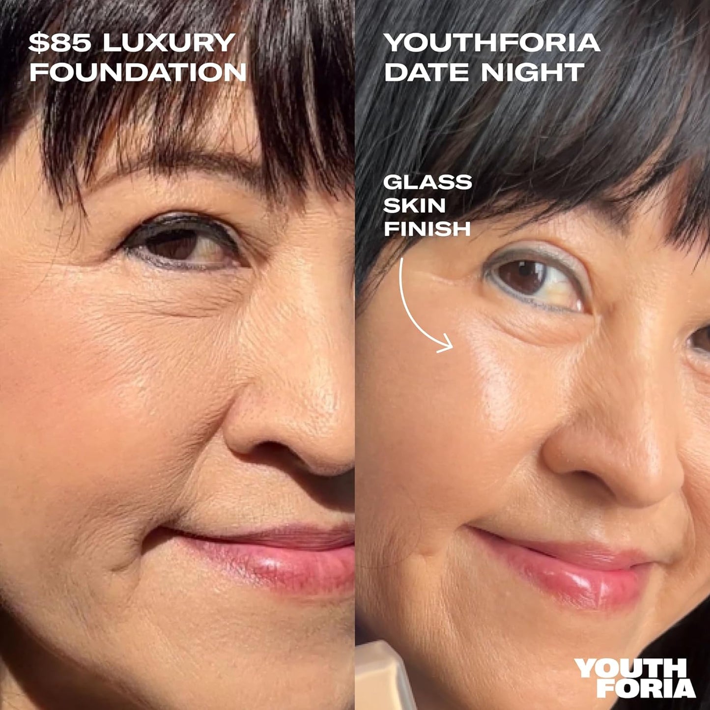 Youthforia Date Night Skin Tint Serum Foundation, Light-Medium Coverage, Hydrating Formula, Vegan & Cruelty-Free, 320 Light Medium to Medium - Neutral with Cool Undertones