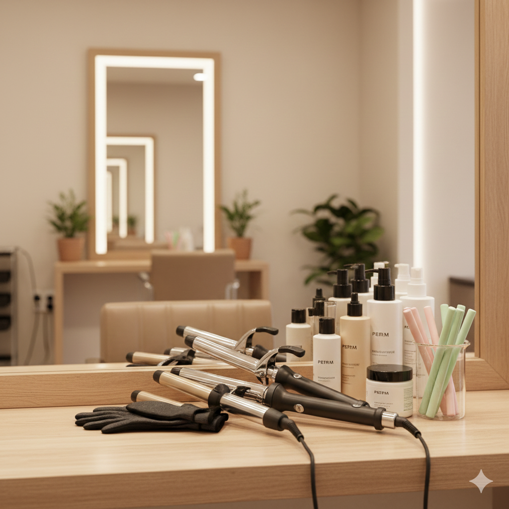 Hair Perms & Curl Essentials.