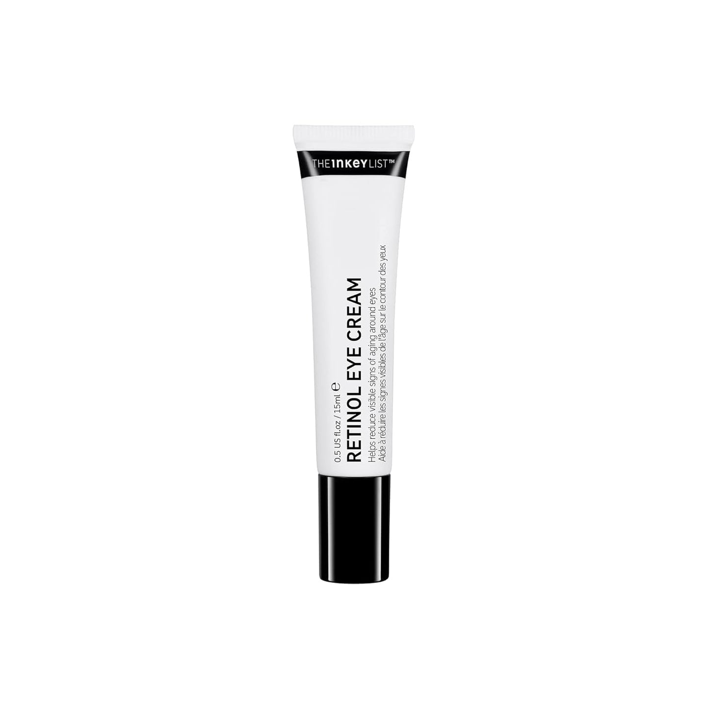 The INKEY List Retinol Eye Cream, Reduce Wrinkles and Fine Lines, Support Collagen Production, 0.5 fl oz