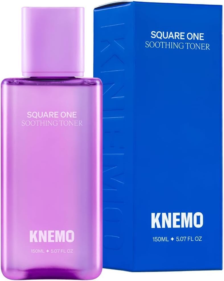Square One Soothing Toner for Sensitive Skin with Calming CICA, Tea Tree, Anti-Sebum, Antioxidants, AHA, PHA, Niacinamide, Vegan, Cooling, Fragrance-Free | 5.07 fl oz ✦ 150ml
