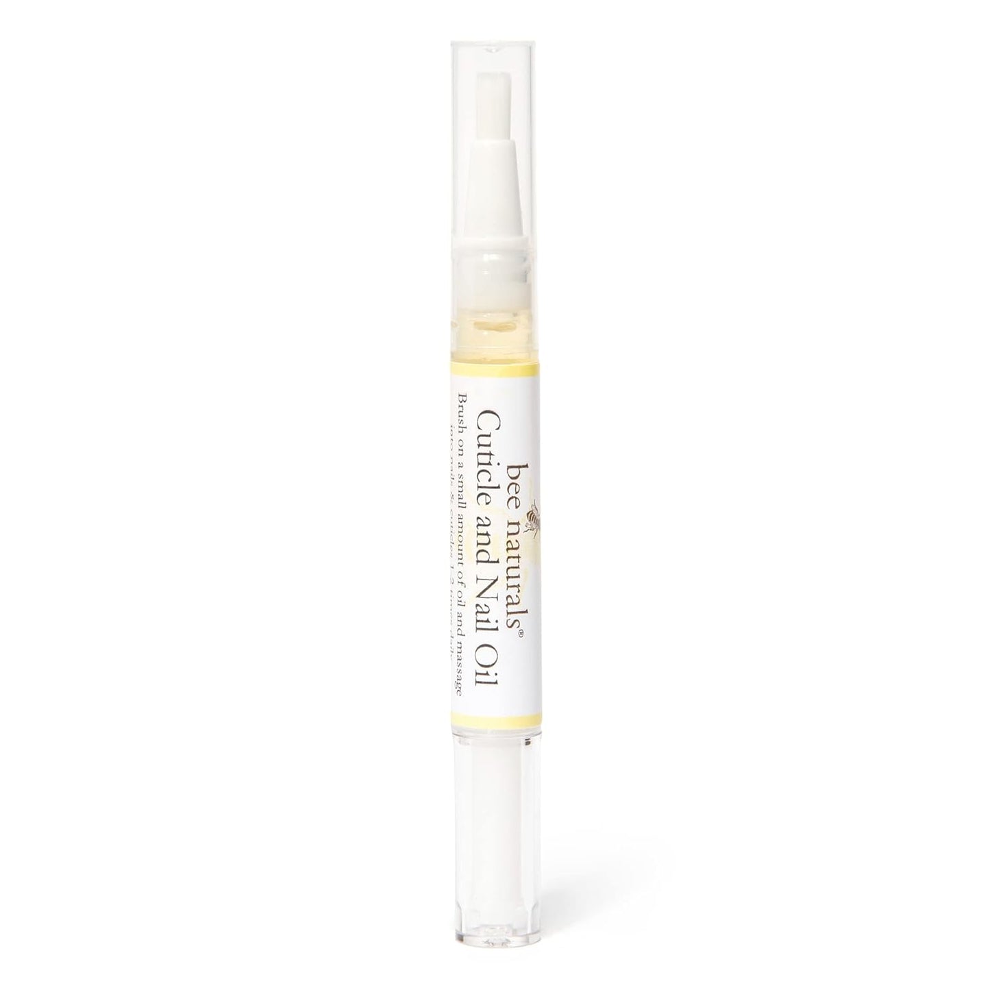 Bee Naturals Nail & Cuticle Oil Kit – Nourishing Nail Strengthener with Vitamin E, Olive & Avocado Oils – Lavender Lemon & Tea Tree Aromatherapy – Easy Pen Applicator for Healthy, Revitalized Nails