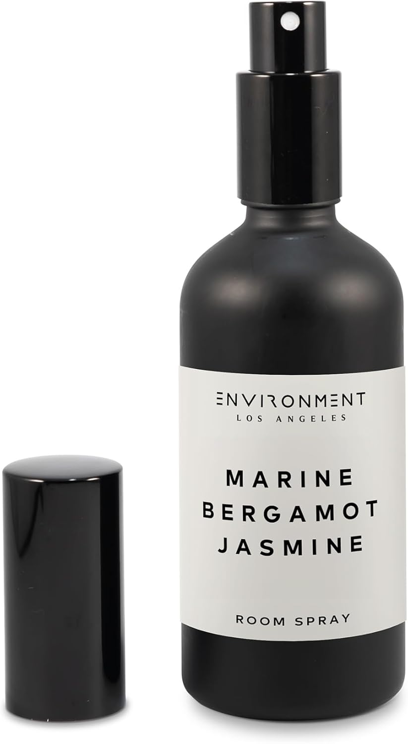 Stone Candles Environment Inspired by 5-Star Hotels RC Room Spray, 100ml Air Freshener (Marine | Bergamot | Jasmine) Home Fragrance Accessories, Room Perfume, Room Deodorizer, Vegan & Cruelty-Free