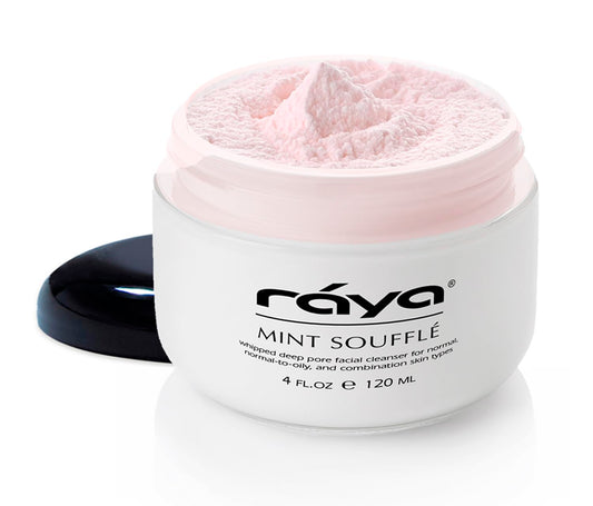 RAYA Mint Soufflé Facial Cleanser 4 oz (102) | pH Balanced Face Wash for Oily and Combination Skin| Helps Clear Clogged Pores and Smooth Complexion