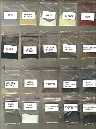 Finally Hair Fibers - Dark Gray 50 Gram Refill Pack. Cover Gray Roots and Concealer for Hair Volumizing.