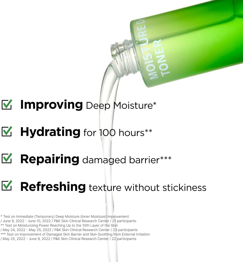 ISOI Moisture Dr. Soothing Toner, Lightweight Hydrating Toner for The Face with Tea Tree Ceramide & Hyaluronic Acid for Skin Barrier Support, Korean Skin Care (4.39 fl. oz/130ml)