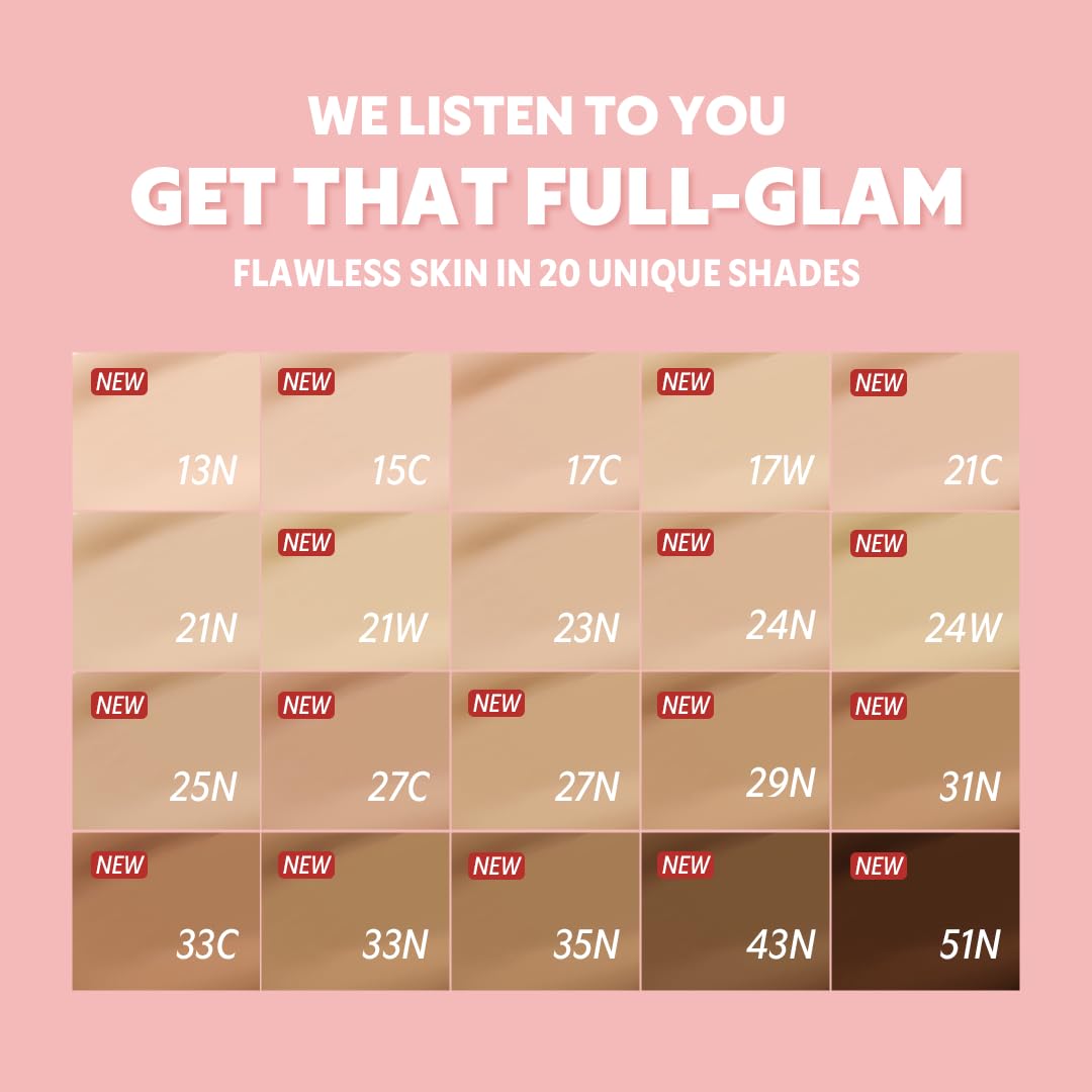 [*Mini Size*] TIRTIR All Cover Pink Cushion | Korean Cushion Foundation, (#31N French Beige, 0.15 Fl Oz)