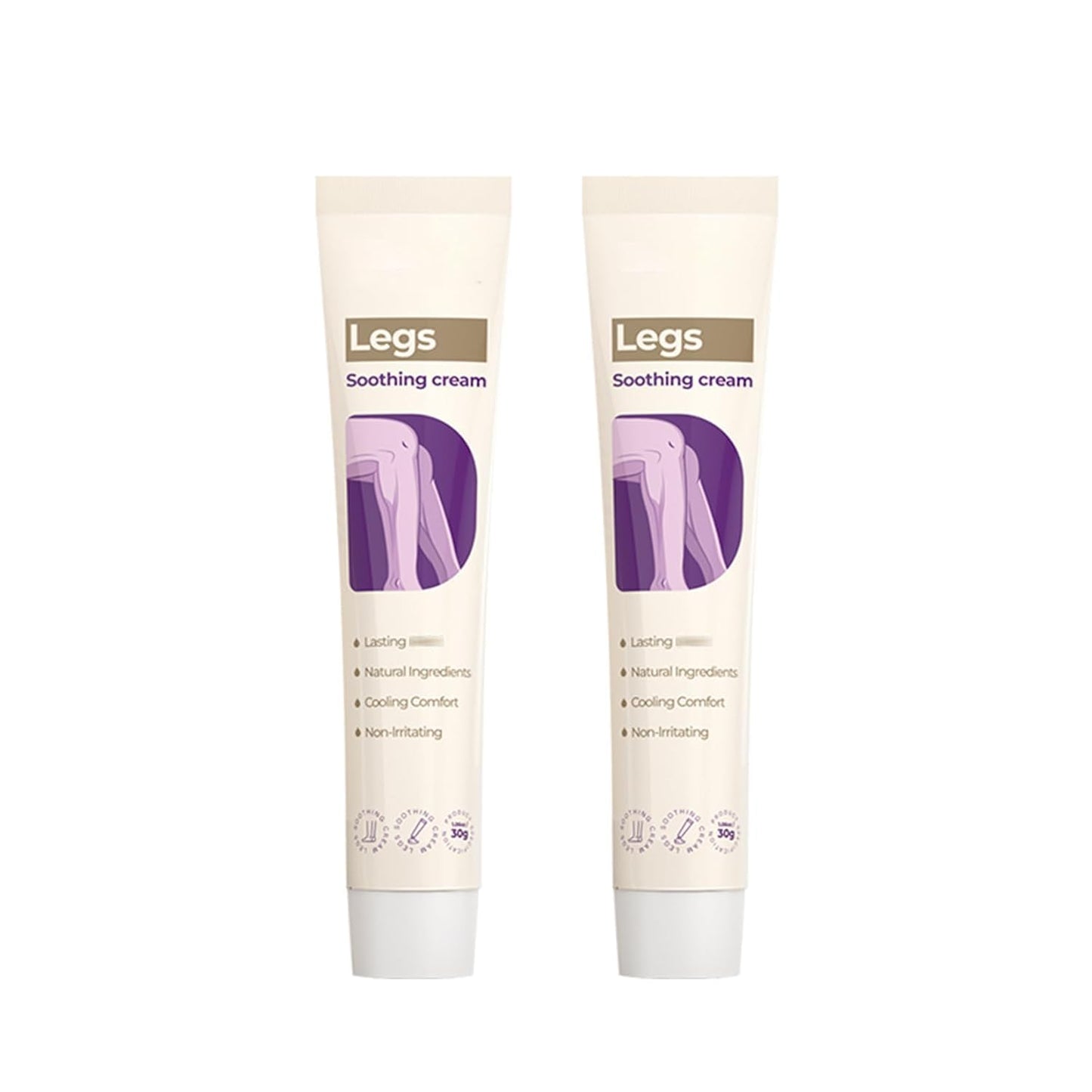 Soothing Leg Cream,Varicose Relief Cream,Cooling Gel For Varicose Veins Tr-eatment For Legs,Naturaly Plant-Based Ingredient 2pcs