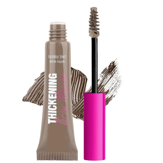 Tinted Thickening Brow Mascara,Brow Fast Sculpt,Waterproof, Transfer-proof, Brush to Fill in Eyebrows and Cover Gray Hairs - Cruelty Free - Light Medium Brown (1pc 01 Taupe)