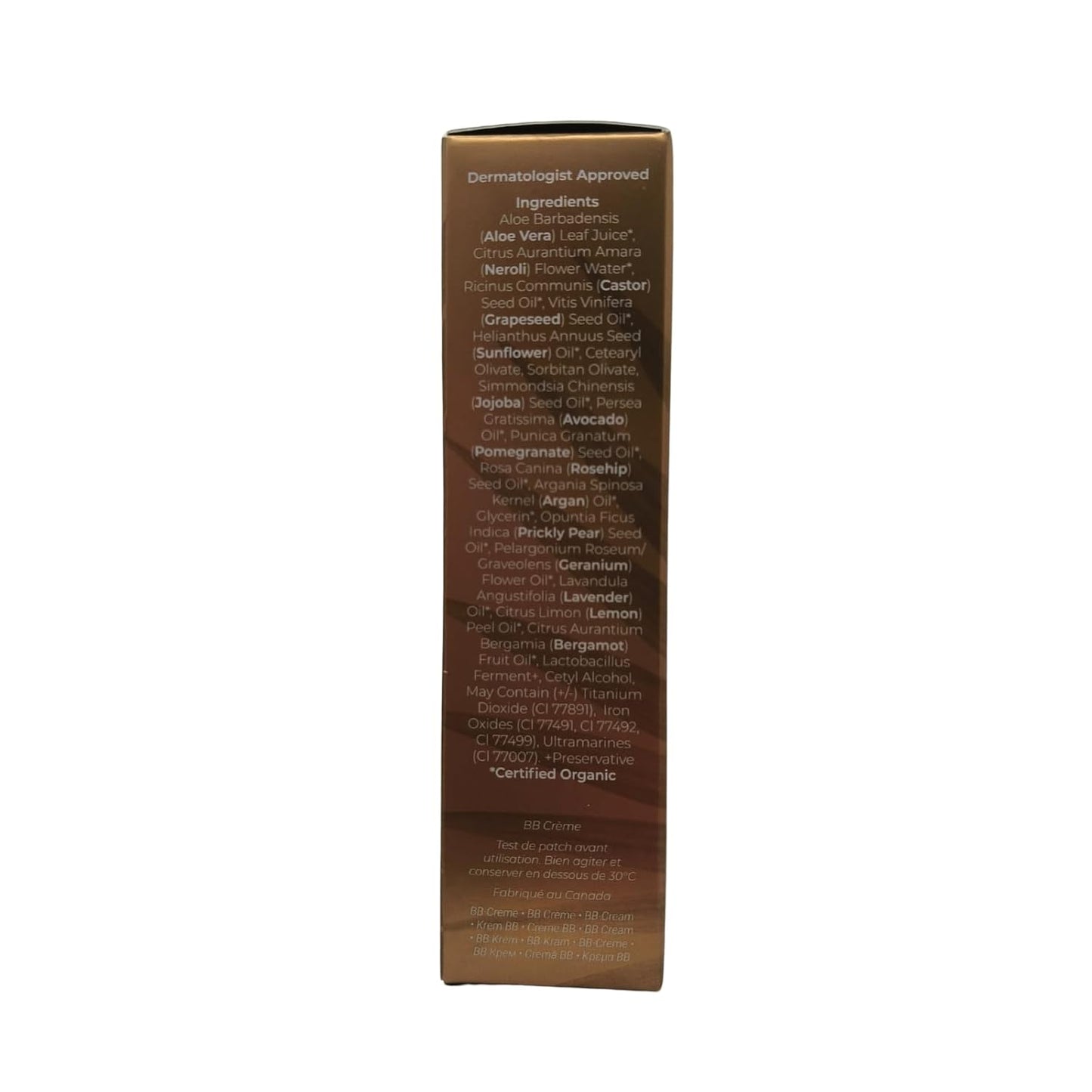 INIKA Organic BB Cream Foundation - Vegan Makeup with Hydrating Prickly Pear, Jojoba, and Pomegranate Seed Oil - Lightweight Glow for Balanced Skin Tone, Beige, 1 fl oz