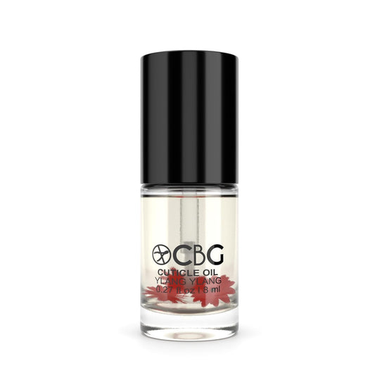 Cuticle Oil for Nails, Hydrating Nail Cuticle Oil, Softens Dry Cuticles, Moisturizes Nail Beds, Conditions Skin, Smooths Rough Edges, Supports Nail Care, Ylang Ylang, 0.27 Fl Oz