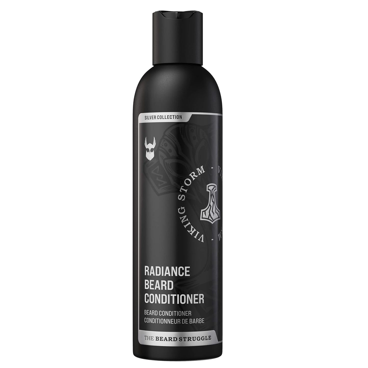 The Beard Struggle - Marksman's Beard Conditioner - Viking Storm, Silver Collection - Nourish, Softens, & Strengthens Beard - Radiance Beard Conditioner for Men (8 Fl oz)