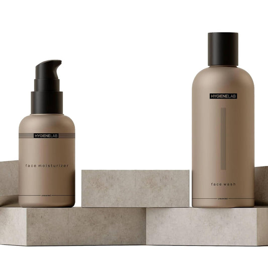 Face Duo – EWG Verified Face Wash (5 fl oz) & Moisturizer (1.7 fl oz), Removes Dirt, Hydrating Set with Aloe, Niacinamide, Vitamin C & Squalane