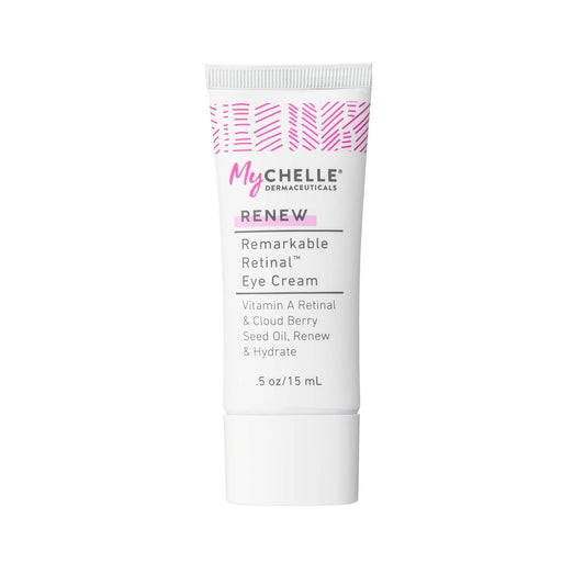 MyChelle Dermaceuticals Remarkable Retinal Eye Cream (0.5 Fl Oz) - Anti Aging Serum with Potent Vitamin A and Plant Stem Cells to Reduce Appearance of Fine Lines and Wrinkles