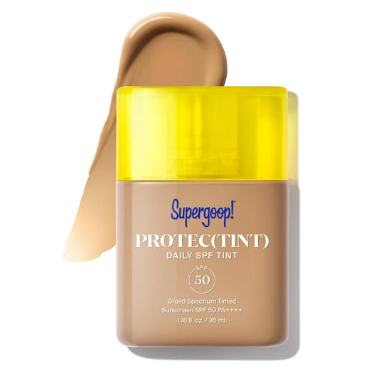 Supergoop! Protec(tint) Daily Skin Tint SPF 50 - 30W - Light, Buildable Coverage for Immediately Smooth, Even-Looking Skin - Natural Finish