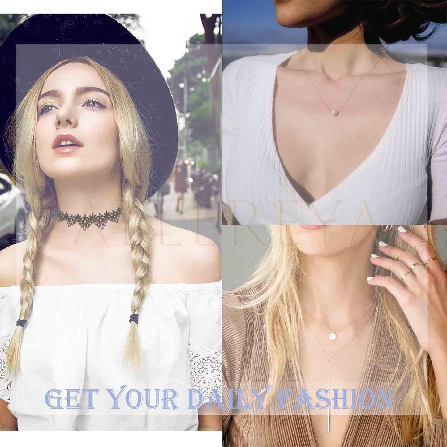 Vintage Square Pendant Necklace Polish Square Necklace Square Choker Necklace Gold Ball Chain Necklace Jewelry for Women (Gold)