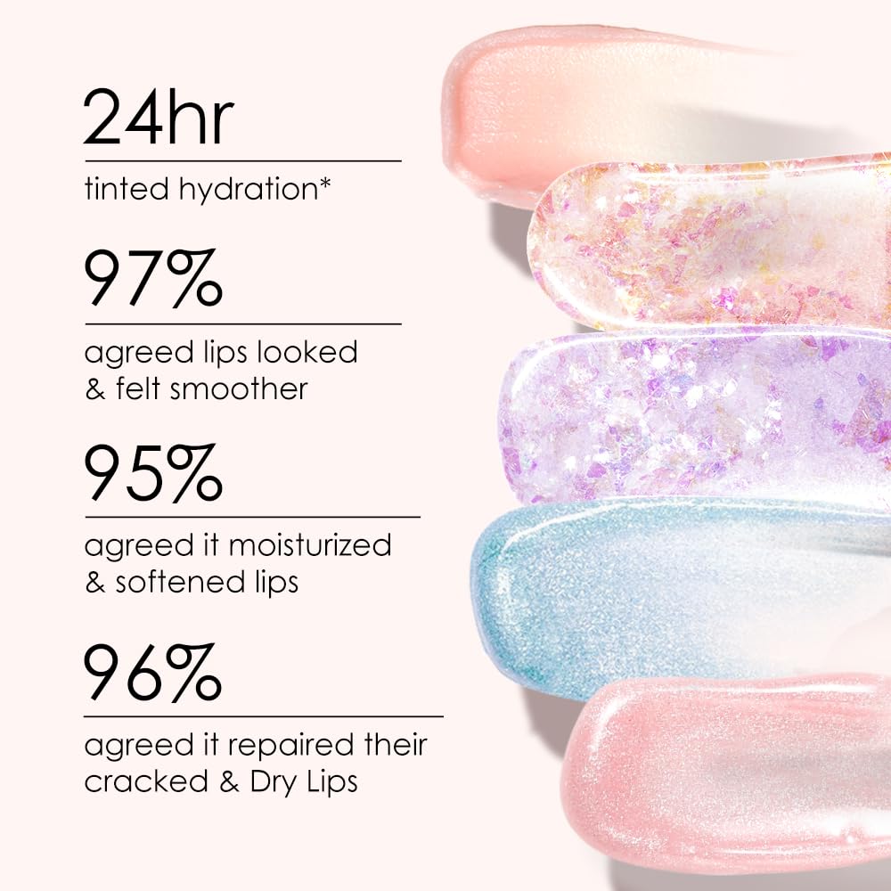 CATKIN Lip Balm Tinted Color Changing Lipstick Ultra Hydrating Lip Moistrurizer Lip Care with Vitamin E Nourishing For Cracked & Dry Lips 0.12 oz C08 Mermaid