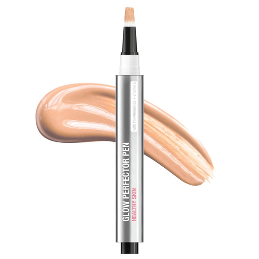 Neutrogena Healthy Skin Glow Perfector Pen, Lightweight Brightening Concealer Pen with Pro-Vitamin B5 & Vitamin E to Brighten Darkness & Dullness for a Natural, Radiant Highlight, Fair, .1 oz