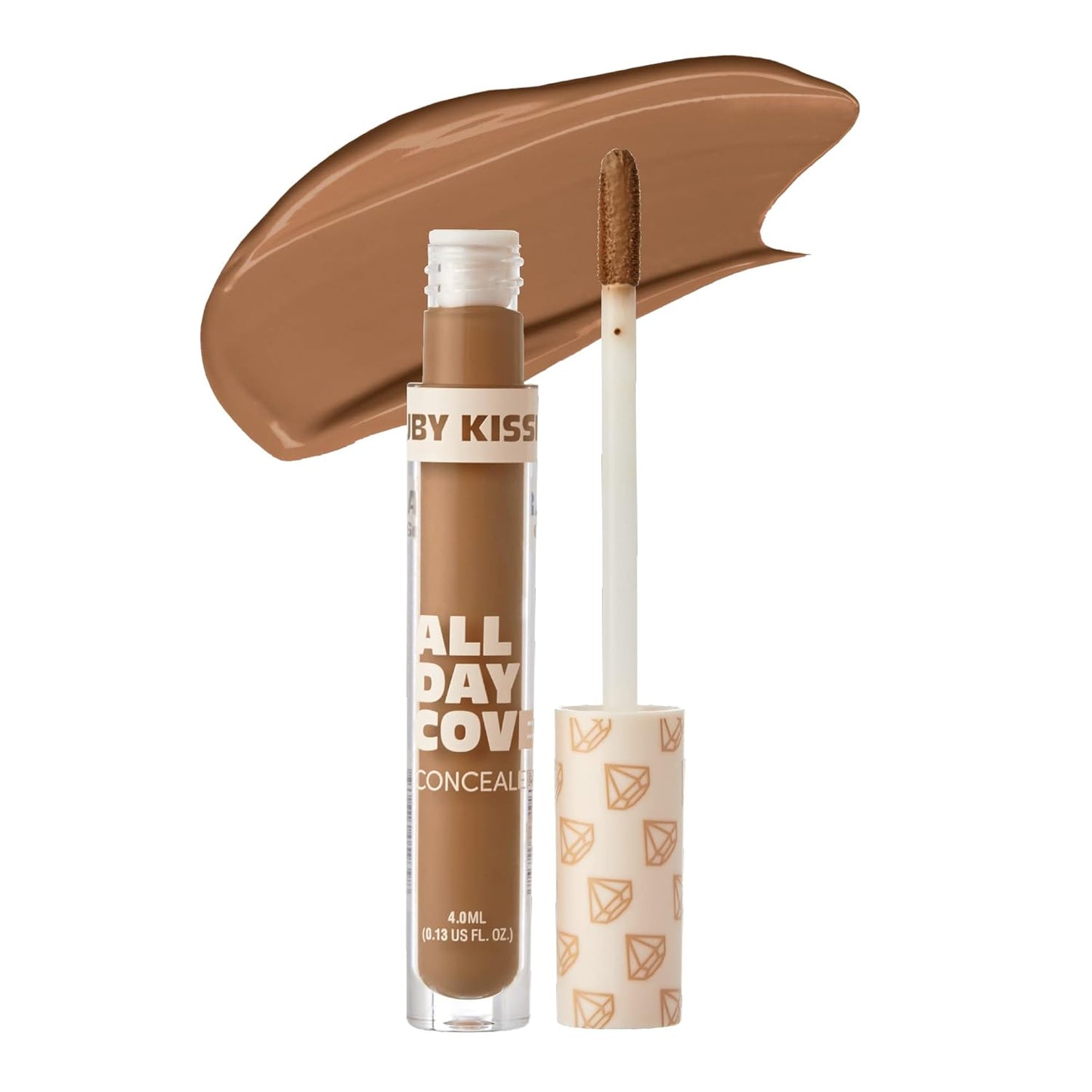 Ruby Kisses All Day Concealer Lightweight Full Coverage Multi-Use Concealer 0.13 Fl Oz (Deep Honey)