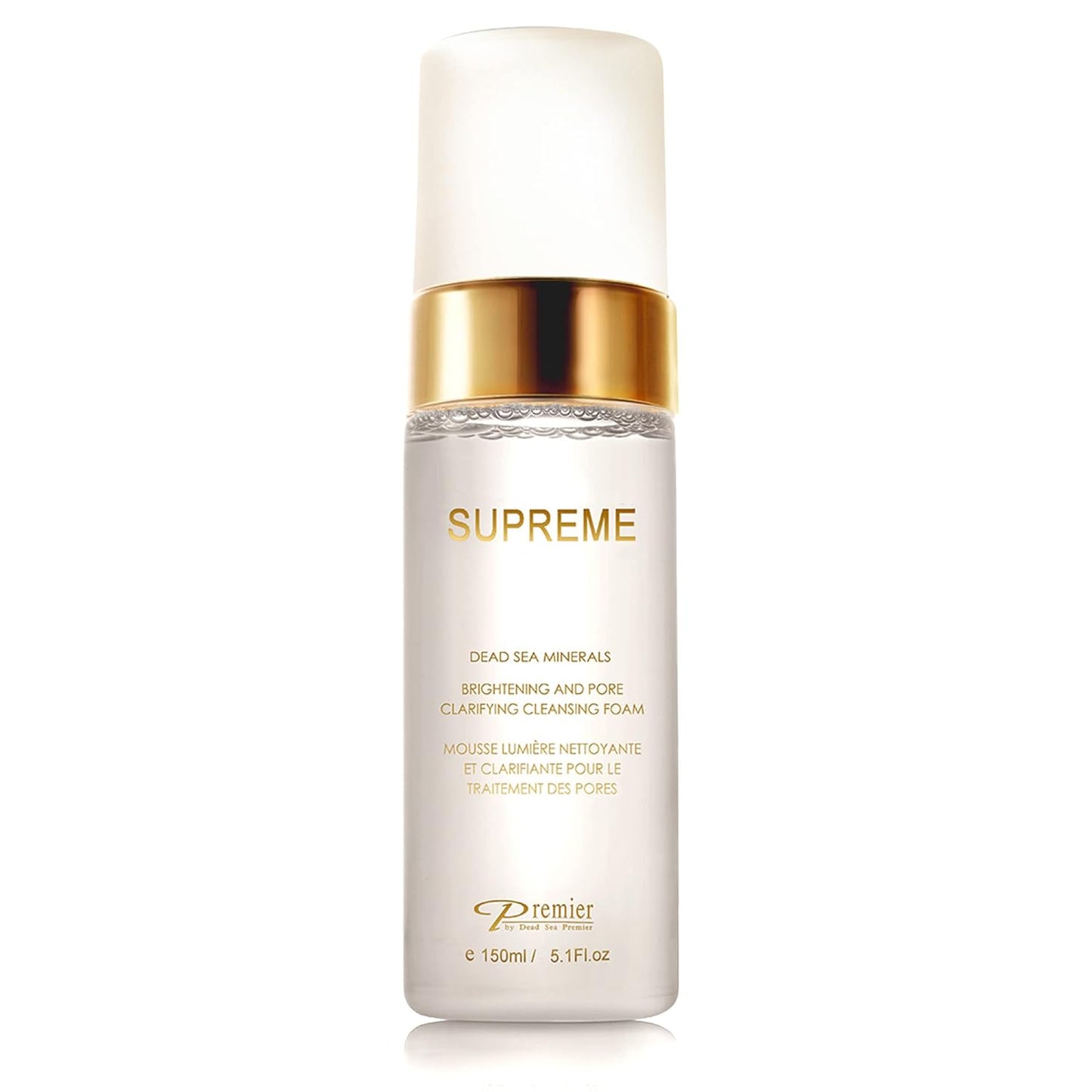Premier Dead Sea Supreme Brightening & Pore Clarifying Cleansing Foam 5.1 Fl oz