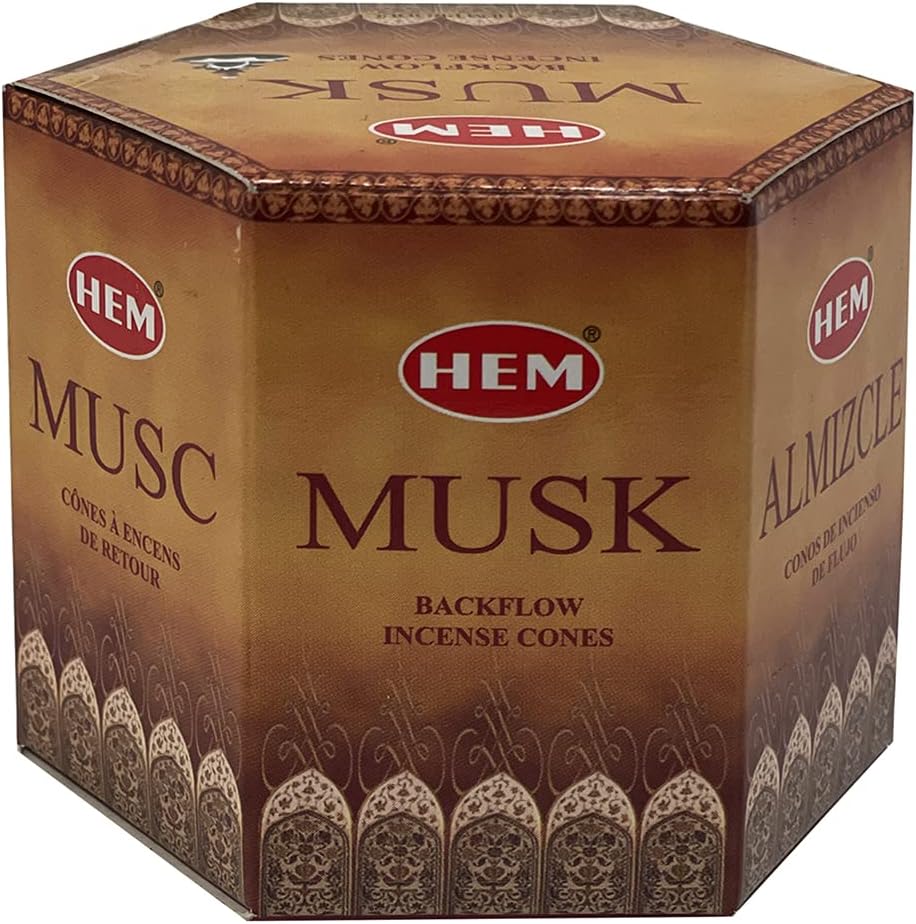 TRUMIRI Musk Backflow Incense Cones For Waterfall And Mat Bundle Inciensos Aromaticos|Incienso|Inciense|Insienso