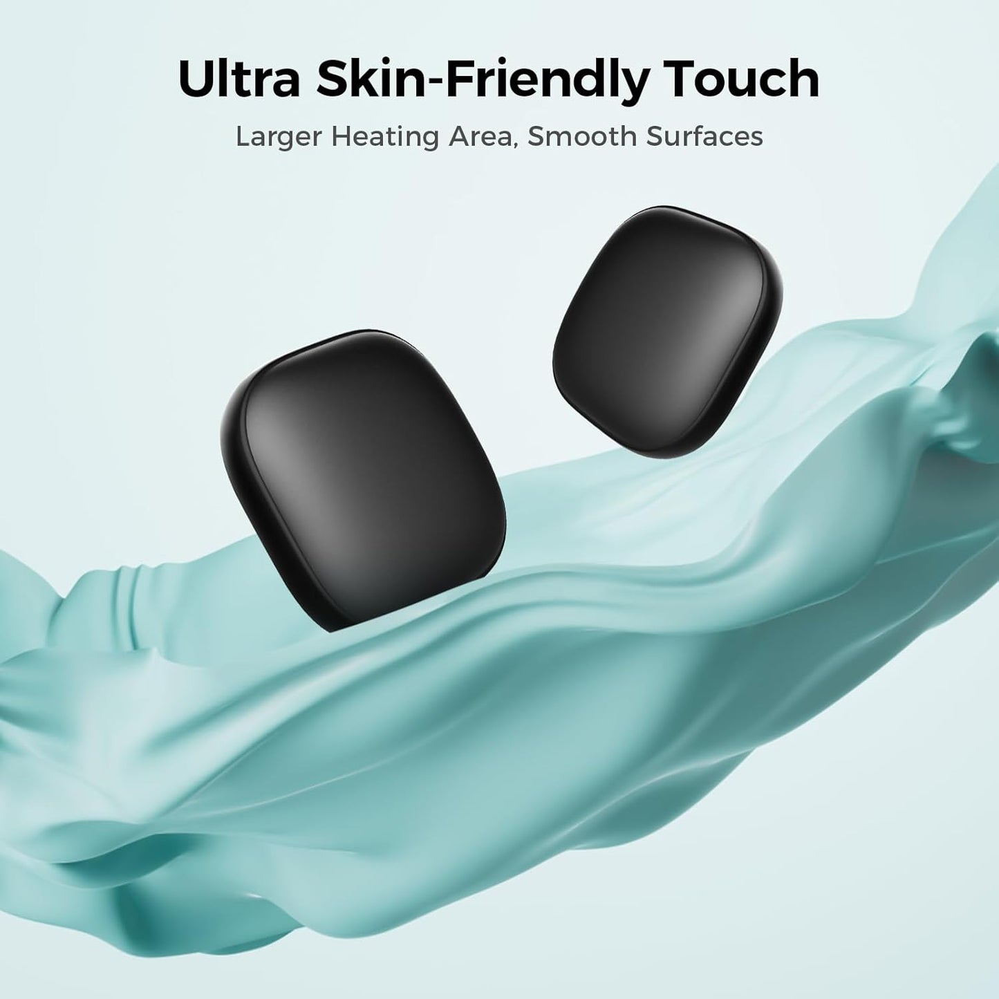 Pocket Size Hand Warmers Rechargeable 2 Pack, Heat for 10 Hours AI Smart Chips Ultrathin Electric Handwarmers with 4000mAh, Portable Electric Hand Warmer, Hunting Camping Hiking Men Womens Gifts