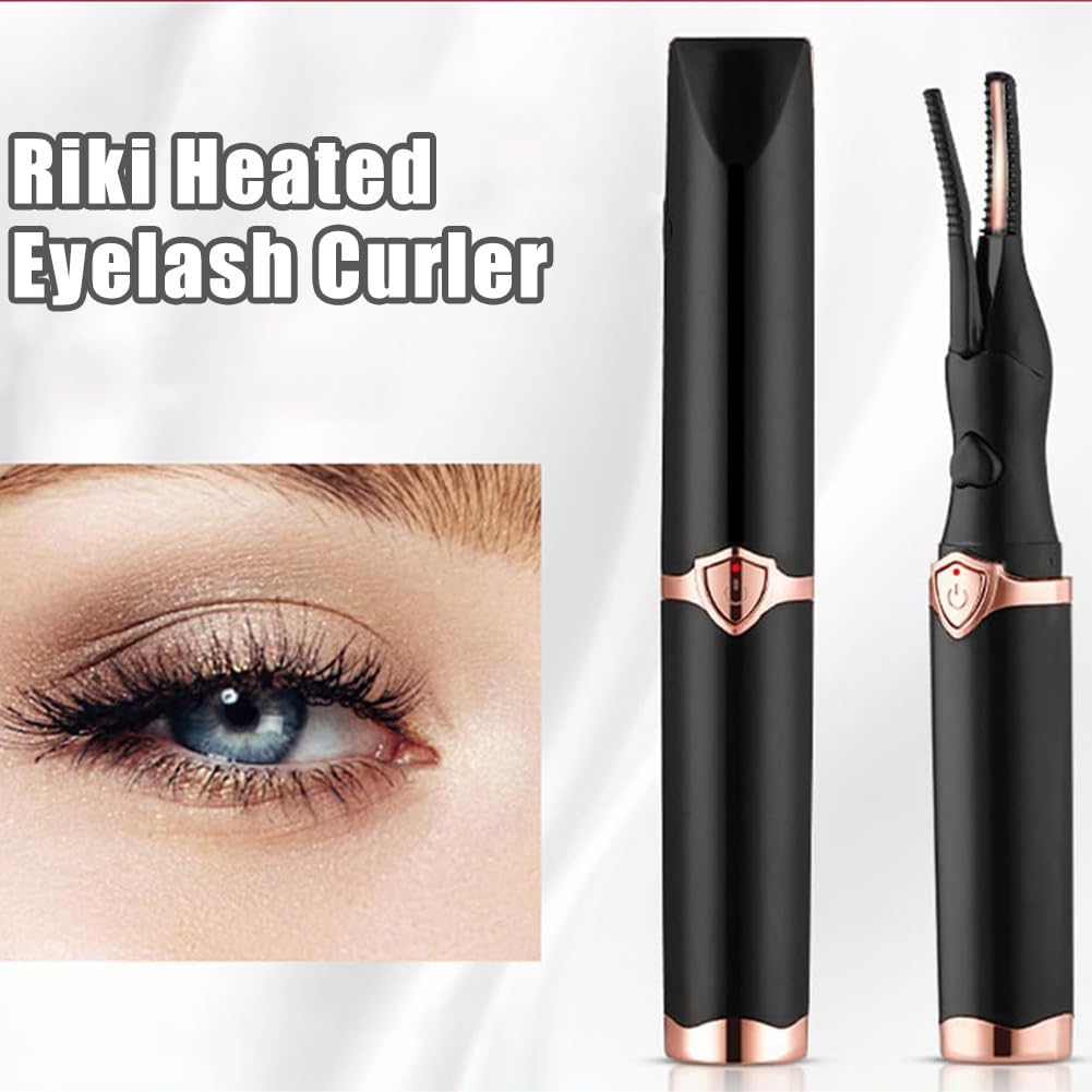 Peshoriadm Eyelash Curler, Electric Eyelash Curler Heated, 2025 New Heated Eyelash Curler with USB Charging, 3 Heat Modes and Smart Temperature Control, Natural Curling 24h Long-Lasting Curl (Black)
