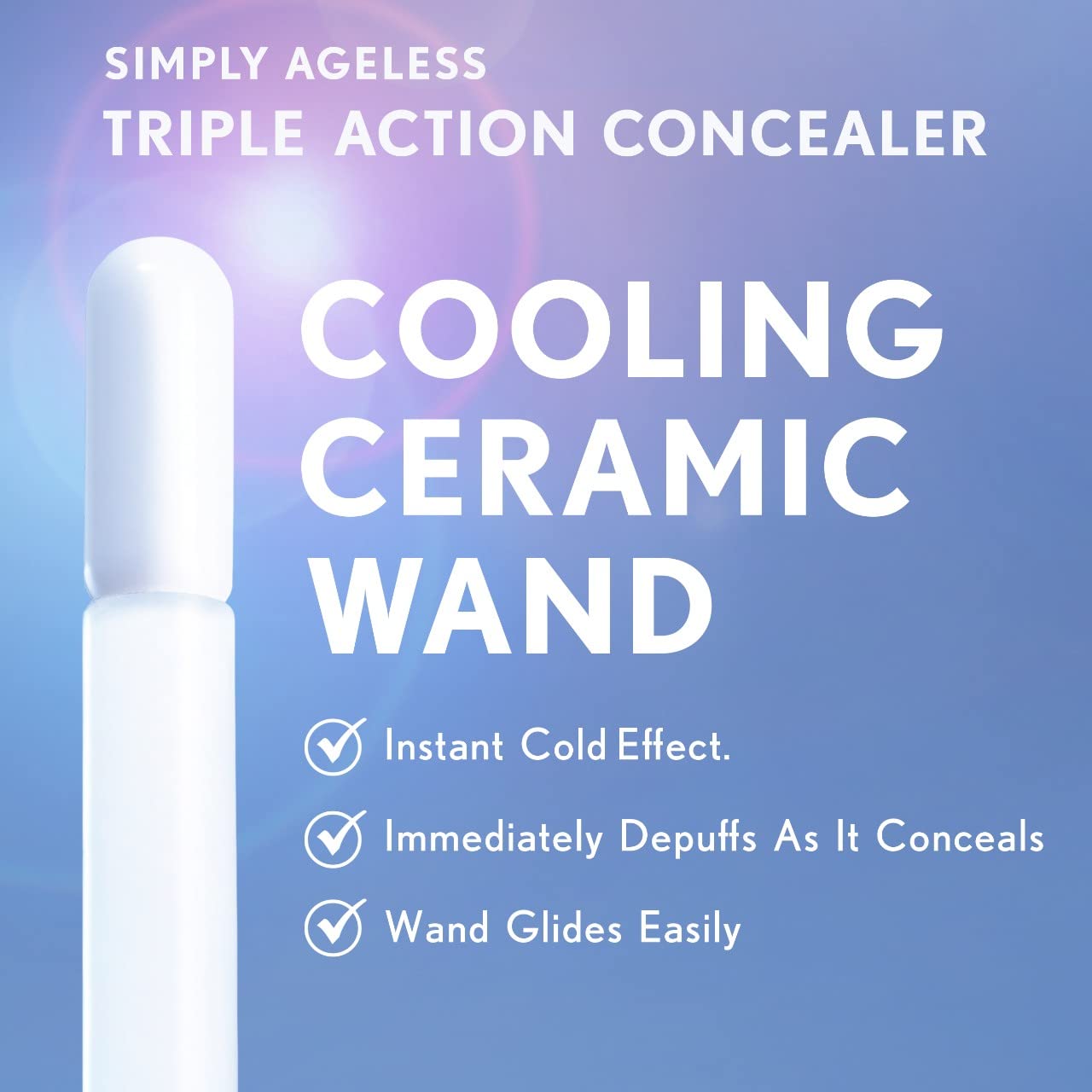 COVERGIRL Simply Ageless Triple Action Concealer, Soft Sable, Shelf Pack of 2