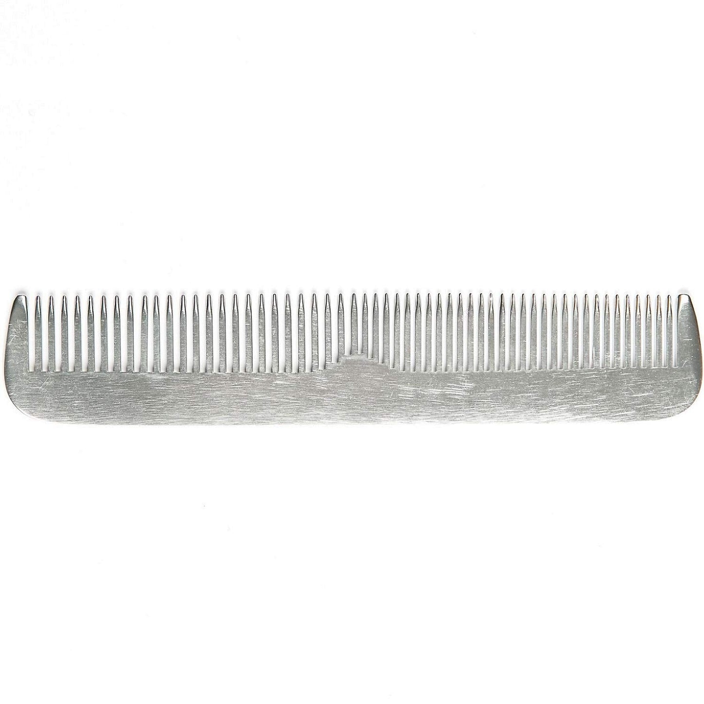Fendrihan Sturdy Metal Fine Tooth Barber Grooming Comb (6.7 Inches)