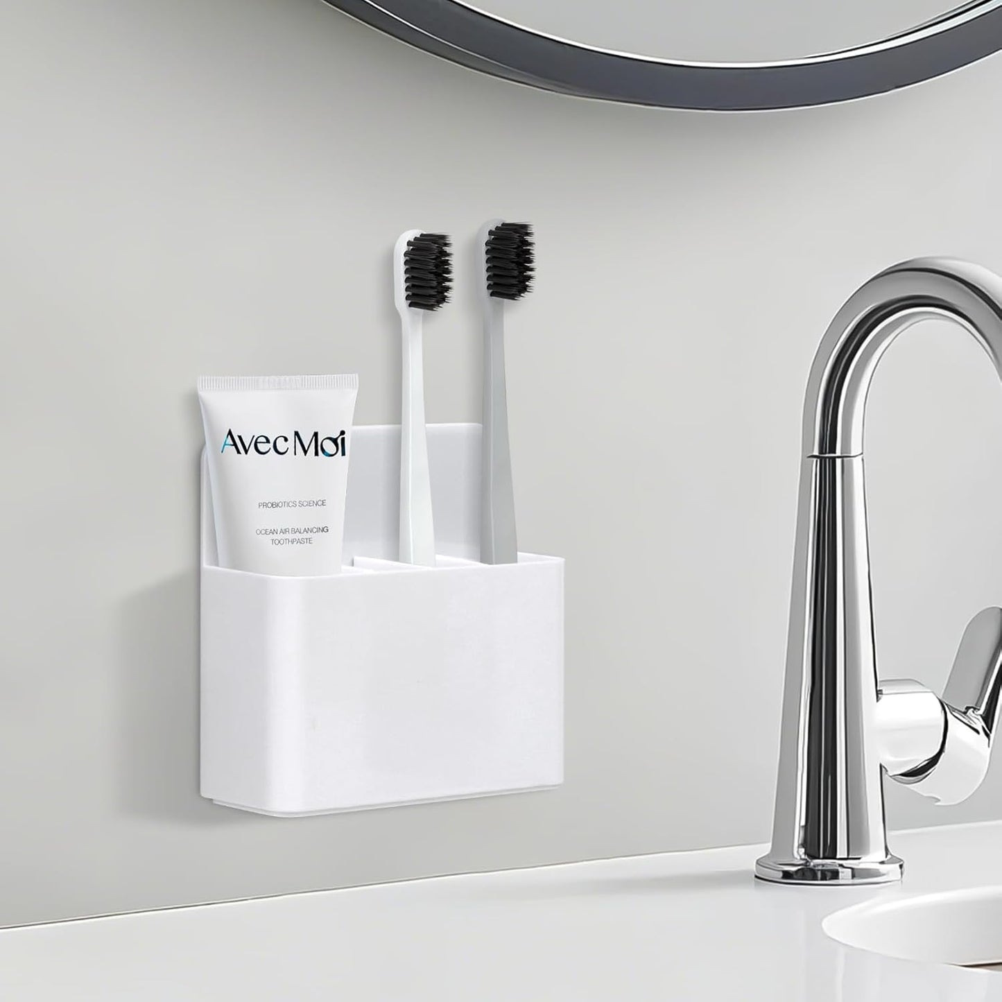 Magnetic Toothbrush Holder for Cruise Ships, Wall-Mounted Bathroom Organizer for Cruise Stateroom, Cruise Essentials and Must Haves 2025&2026