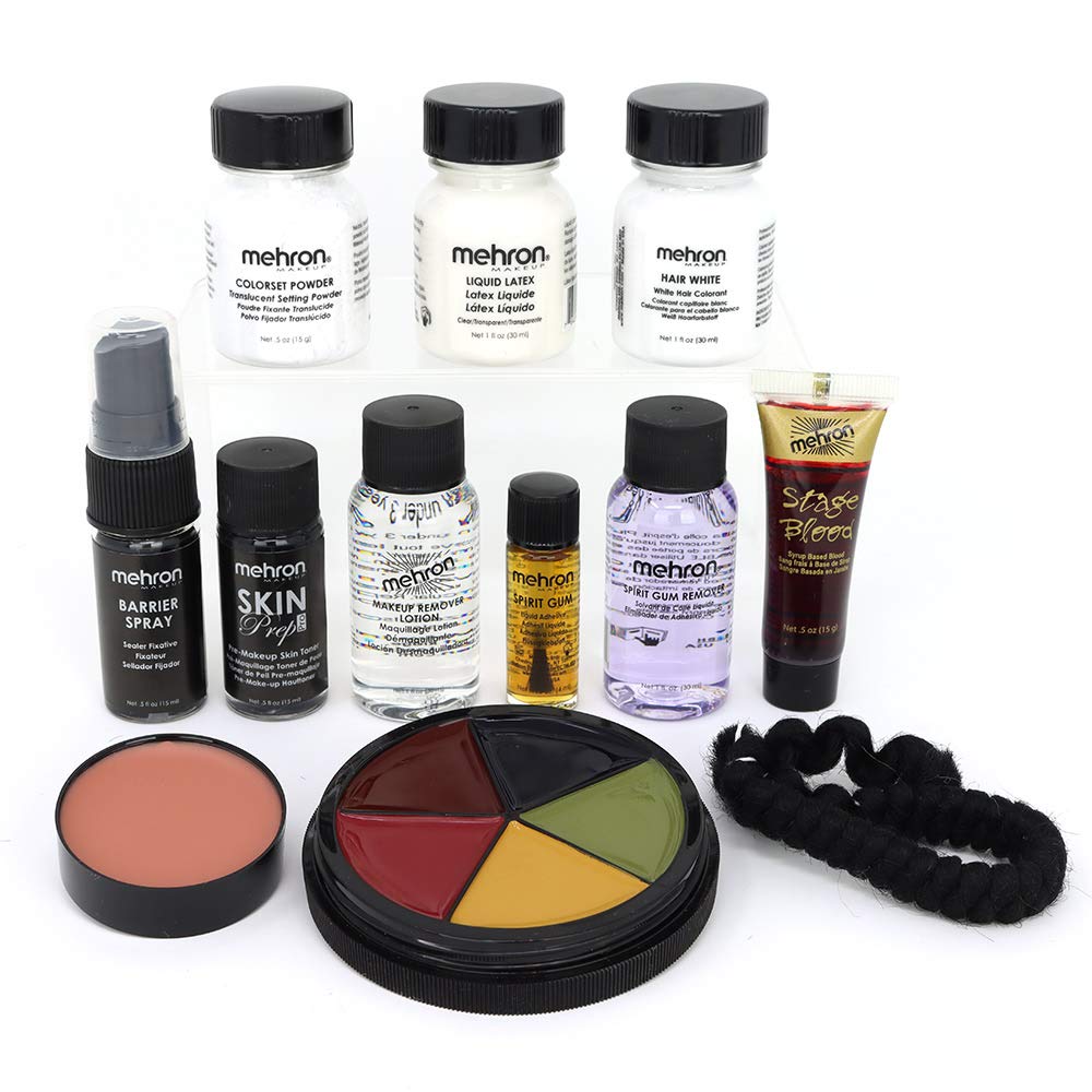 Mehron Makeup Creamblend All-Pro Student Makeup Kit (Dark)