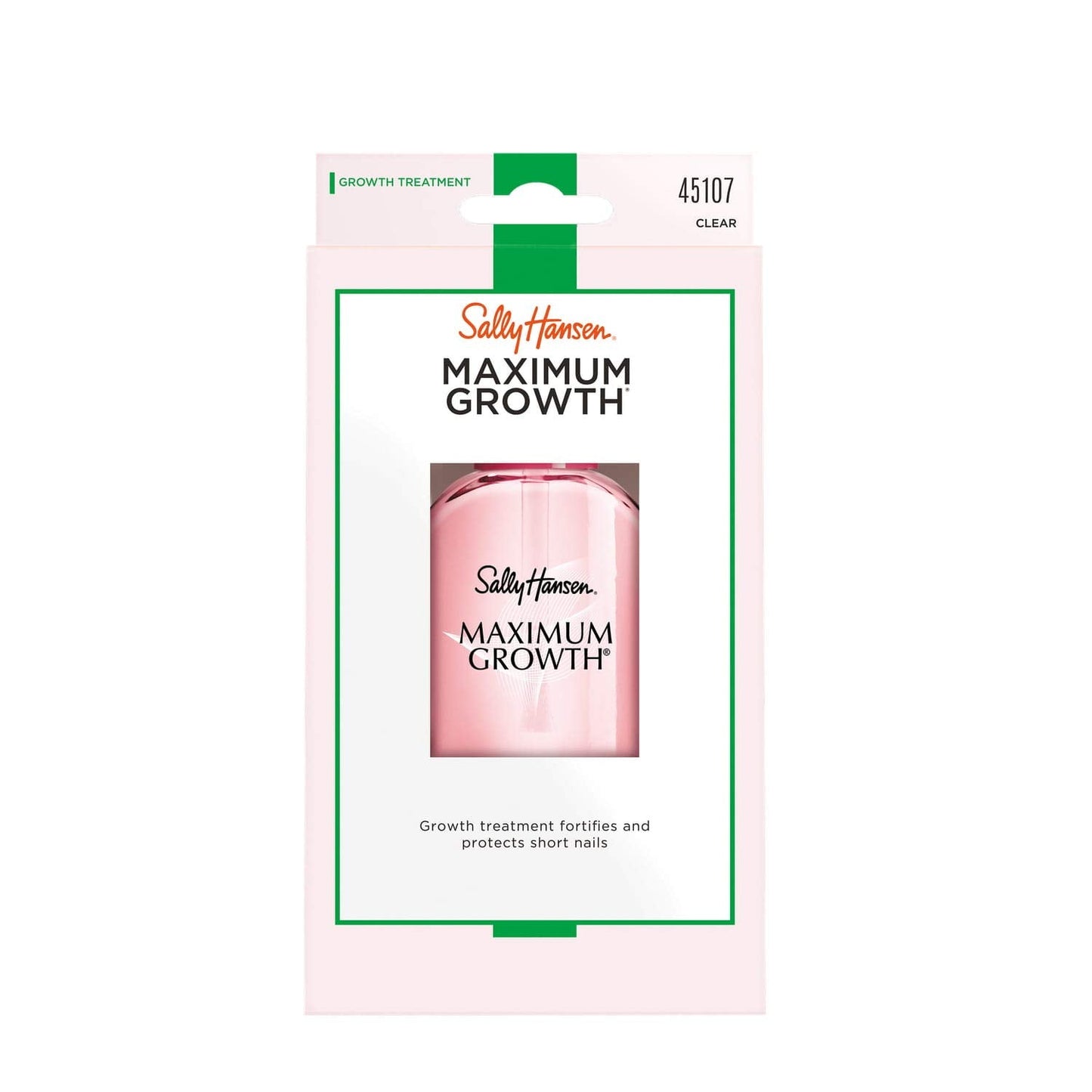 Sally Hansen Maximum Growth®, Nail Strengthener, Base Coat, Nail Protectant, Triple Protein and Silk Formula