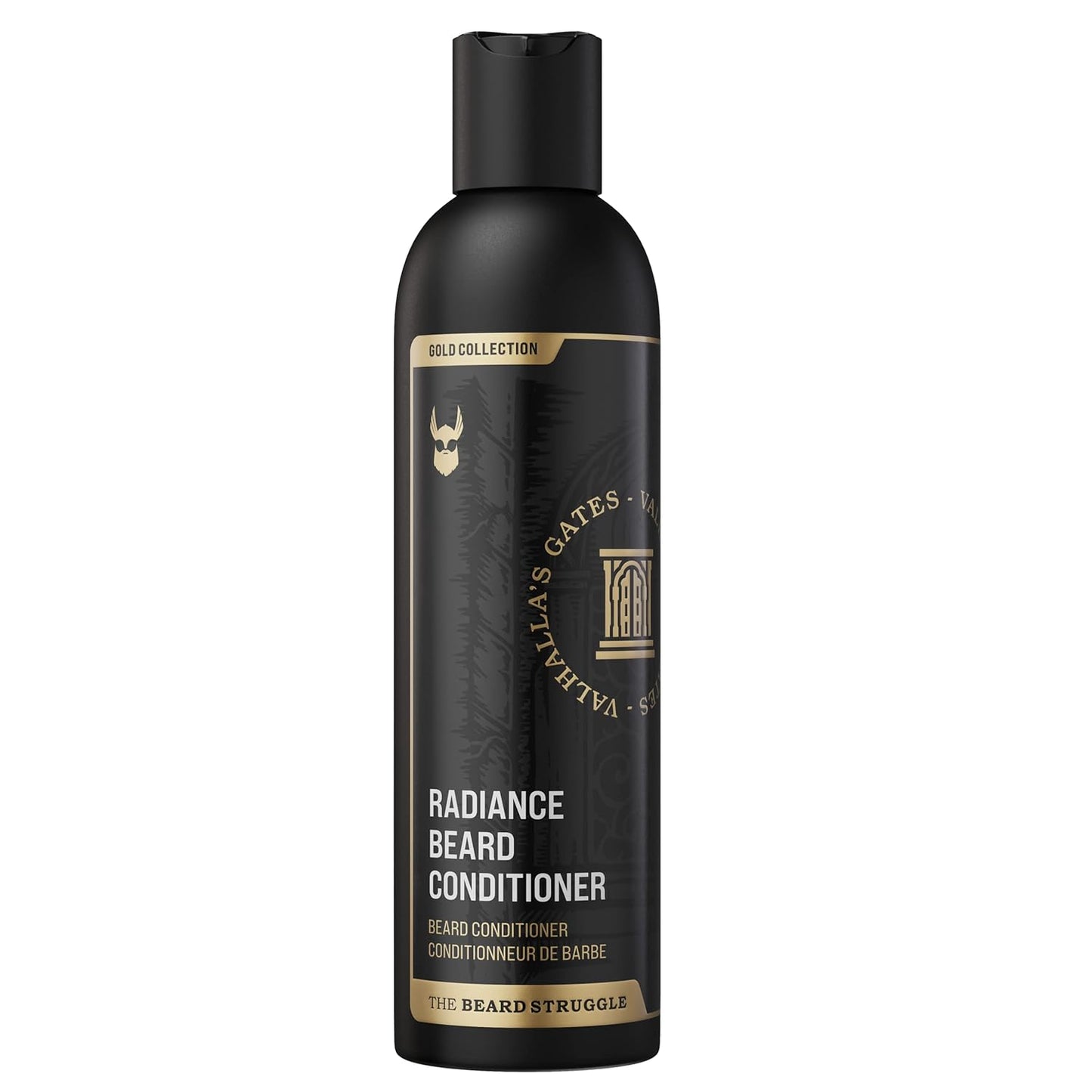 The Beard Struggle - Marksman's Beard Conditioner - Valhalla's Gates, Gold Collection - Nourish, Softens, & Strengthens Beard - Radiance Beard Conditioner for Men (8 Fl oz)