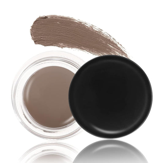 Boobeen Eyebrow Pomade Cream, Waterproof Brow Pomade Gel High Pigmented Long-lasting for Natural Eyebrow Makeup, Suitable for Everyone (Taupe)