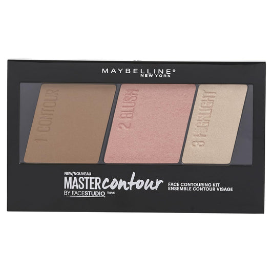 Maybelline Facestudio Master Contour Face Contouring Kit, Light to Medium, 1 Count