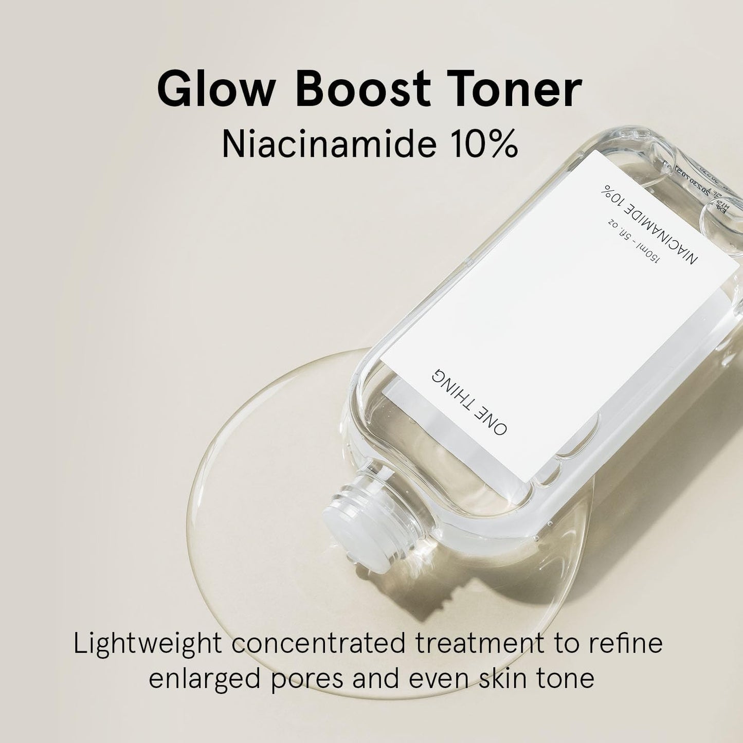 ONE THING Niacinamide 10% Toner 10.14 Fl Oz | Vitamin B3 Hydrating Revitalizing Soothing Facial Daily Essence Dull, Oily Skin | Discoloration, Redness, Acne Scars Relief, Uneven Tone | Korean SkinCare