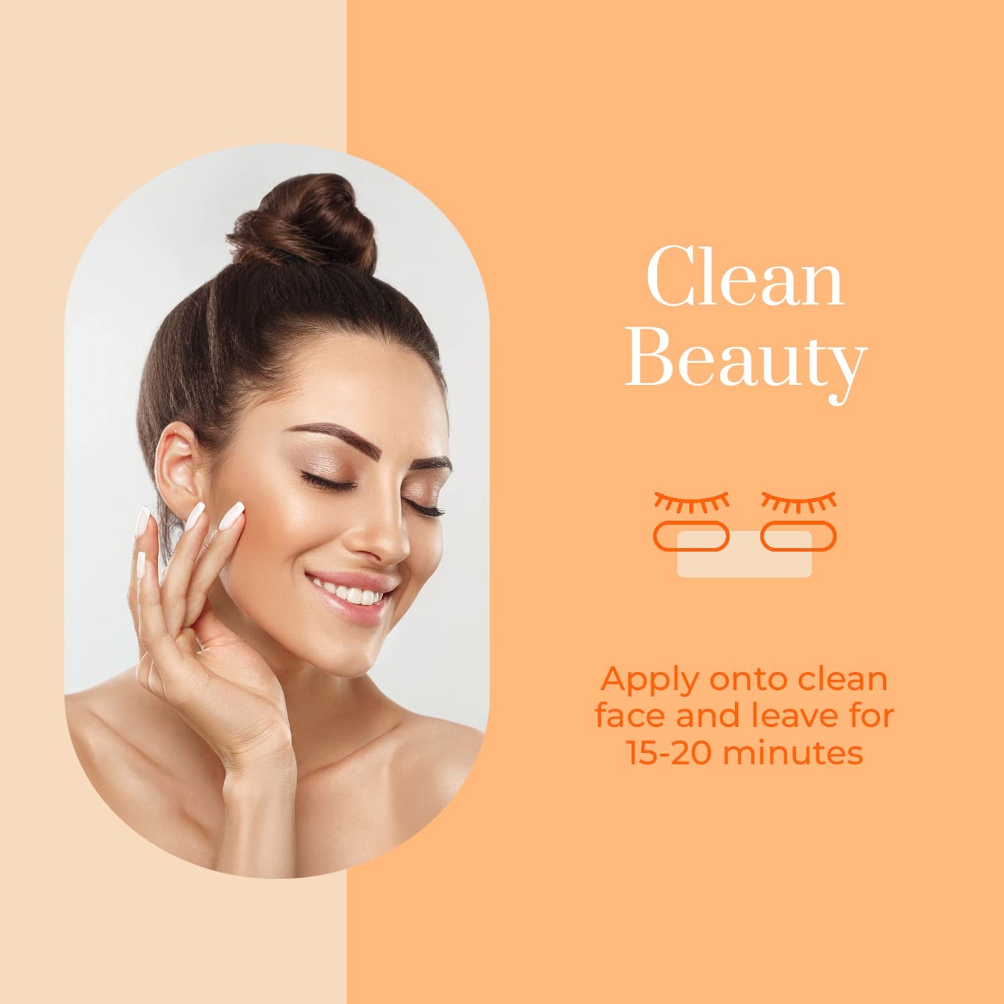 Vitamin C & Collagen Under Eye Patches - Diminishes Dark Circles & Puffiness, Anti-aging, Cooling & Soothing Eye Pads - Cruelty Free Korean Skin Care For All Skin Types