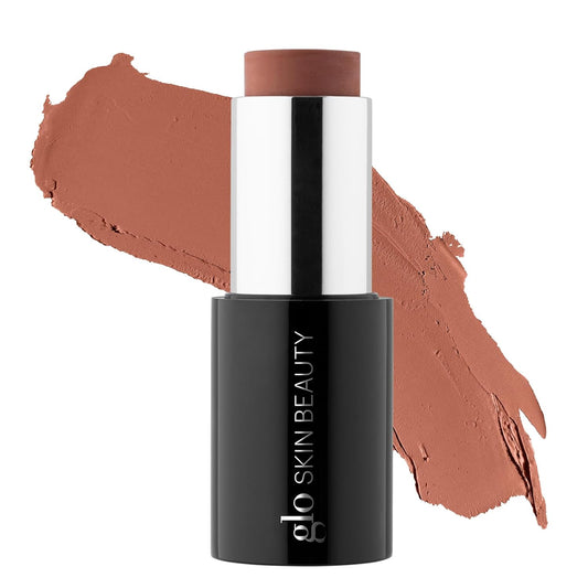 Glo Skin Beauty Cream Blush Stick (Desire) | 3-in-1 Multitasking Long-Wear Cheek, Lips + Lids Stick | Packed with Skincare Benefits