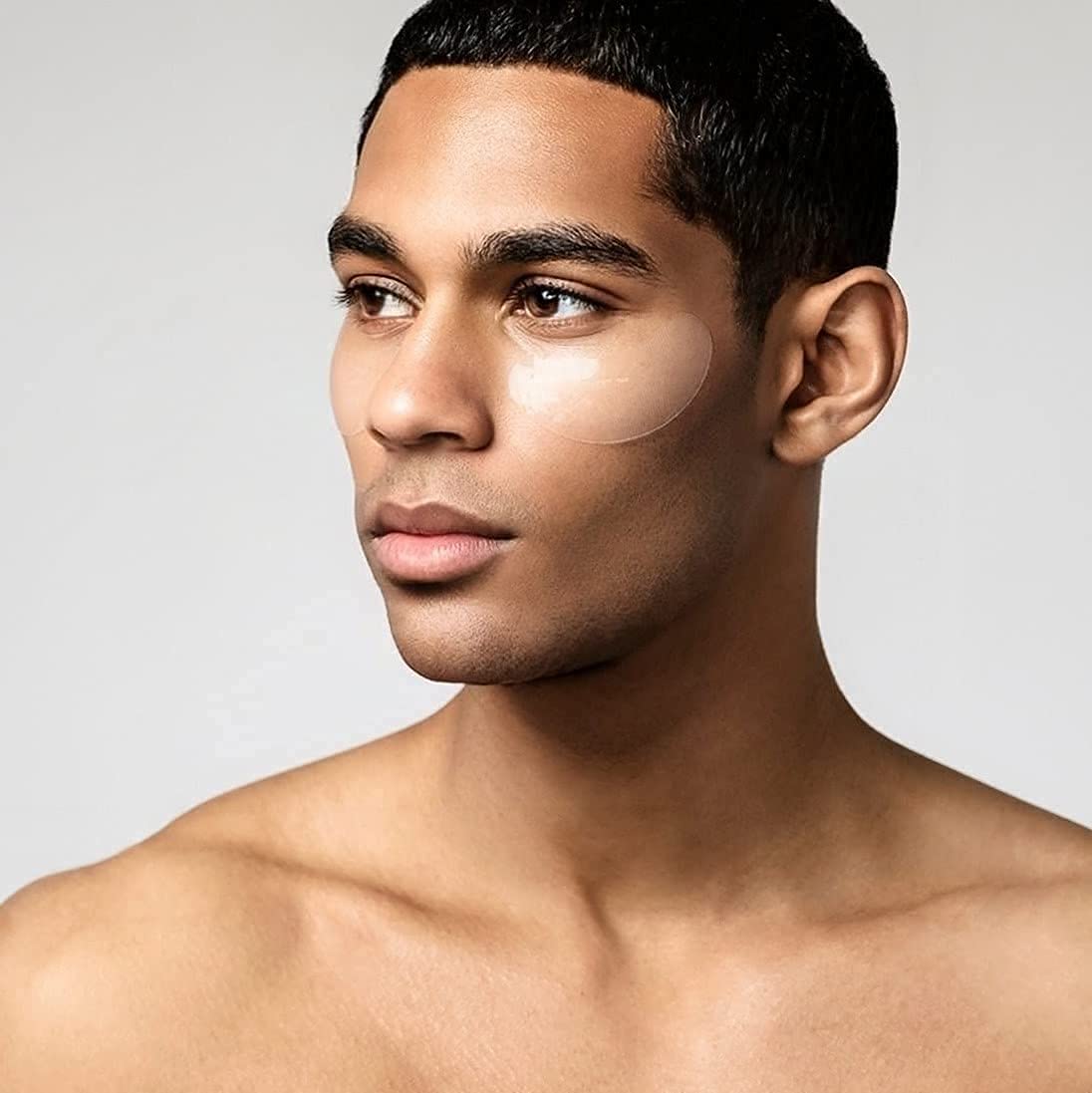 BRO MASK Under Eye Gel Pads: Cooling Eye Patches for Dark Circles and Puffiness | Anti Aging Hydrogel Eye Patch Set w/ Bakuchiol, Green Tea, Hyaluronic Acid, Caffeine, Niacinamide/Vitamin B3 -6 Pairs