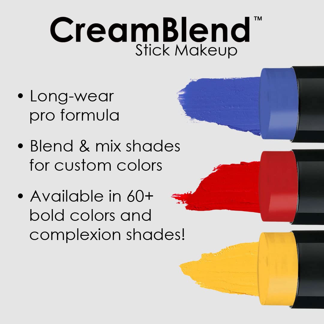 Mehron Makeup CreamBlend Stick - Body Paint (.75 oz) (PURPLE)