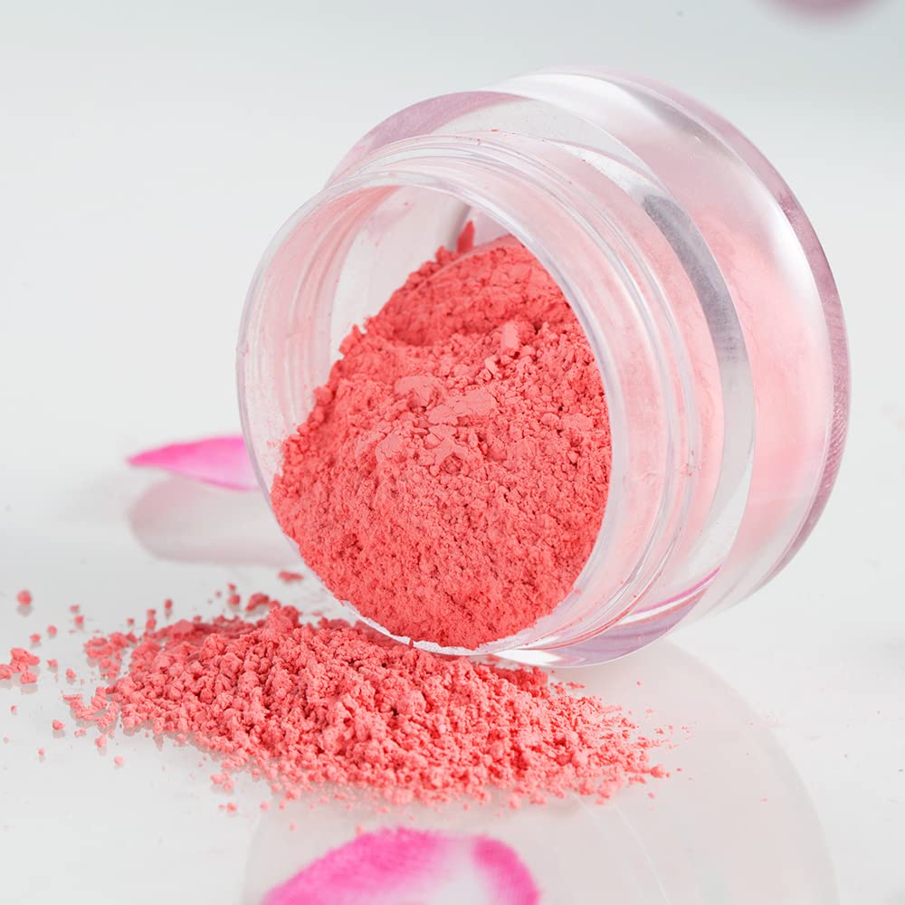 ROUSE Face Blush Powder Makeup Soft Mushroom Blush for Cheeks Long Lasting Makeup Powder Highlight - Matte Finish (Coral Red)