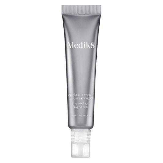 Medik8 Crystal Retinal Ceramide Eye 10 - Gentle Vitamin A Eye Cream - Reduces Appearance of Wrinkles - Perfect for Sensitive Skin - 0.5 ml
