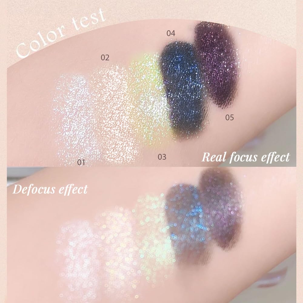 Monochrome Matte Eye Shadow Makeup Palette, Highly Pigmented Dark Purple Eyeshadow Palette, Shimmer Pressed Powder Eyeshadow Makeup,Single Vegan Eye Shadow,Daily Evening Women Girls Eyeshadow Gift 05