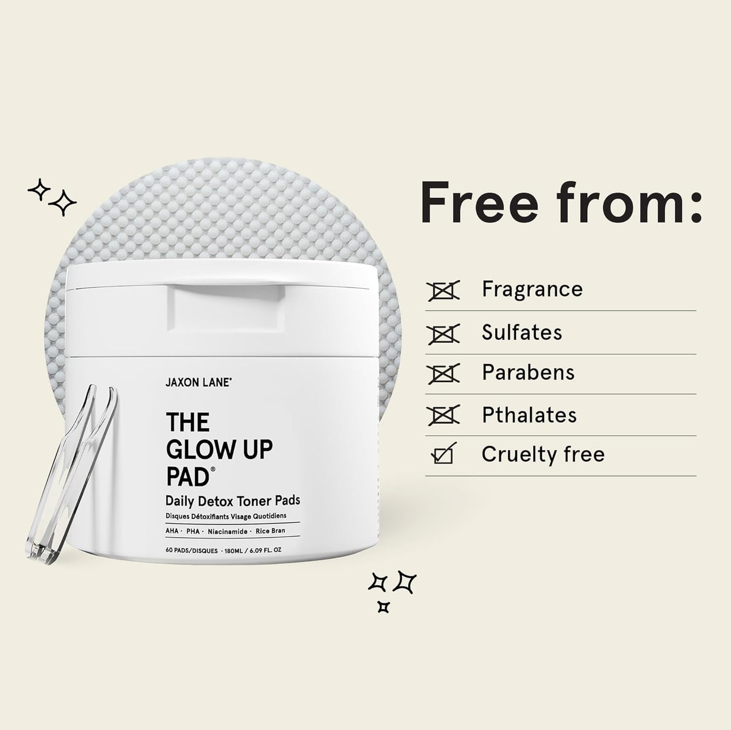 Rice Toner Pads Korean Skin Care Daily Exfoliating Pads for Face: THE GLOW UP Centella AHA PHA Niacinamide Brightening Toner for Mens Skincare, Facial Cleansing, Acne Pores, Dark Spots & Skin Radiance