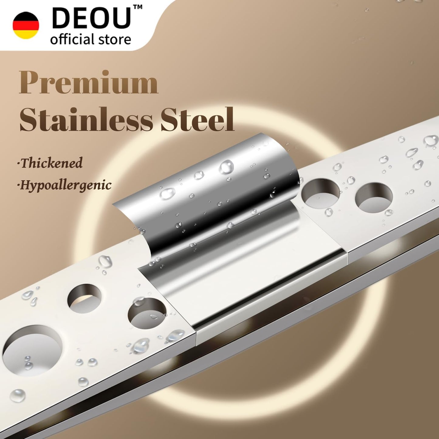 Professional Eyebrow Plucker & Tweezers - Stainless Steel Tool for Brow Shaping, Hair Removal & Precise Grooming, 9-Hole Non-Slip Grip, Unisex, Gift Box Included