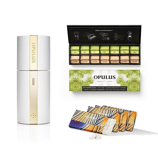 Smooth & Brighten System Collection, Activator with AHA Facial & Vitamin C Concentrate, Skin Renewal Trio, Skin Care Routine,Suitable for Dry Skin, Gift Bundle / Starter Kit